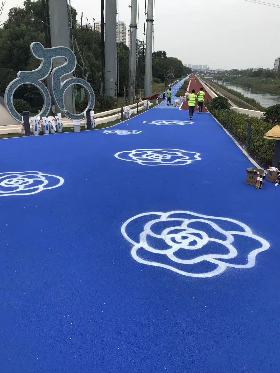 綠道防滑路面案例